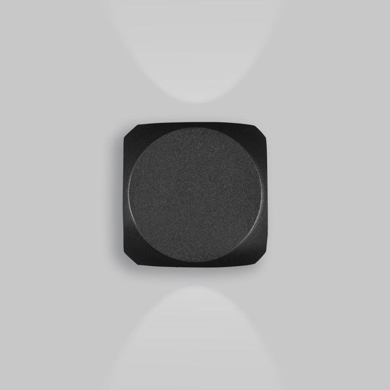 Уличный настенный светодиодный светильник Maytoni Bond Street O015WL-L4B, 4W LED, 3000K, черный