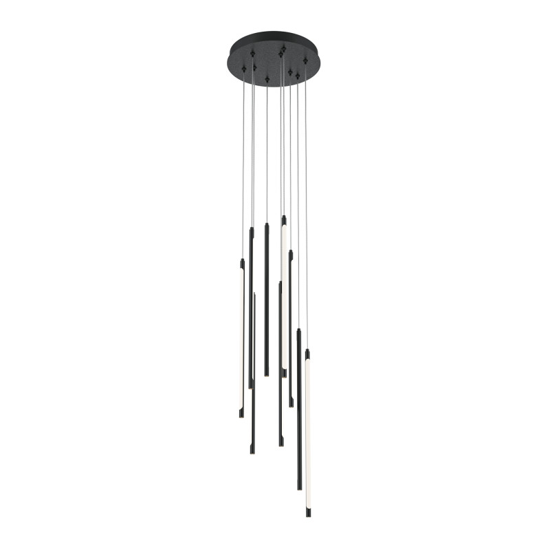 Каскадная люстра 35*35*352,5 см, LED, 46W, 3000К, Maytoni Light stick MOD236PL-L54B3K черный