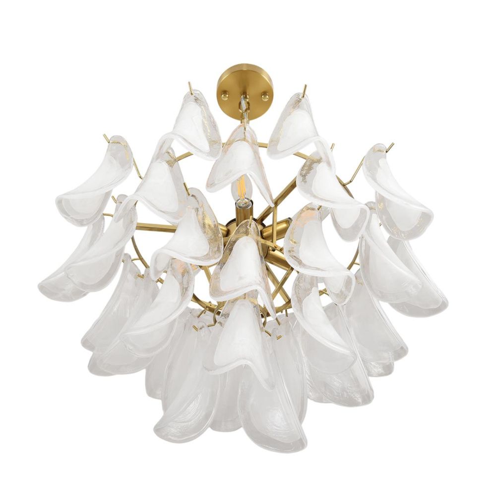 Люстра 10*60*180-180 см, 9*E14*40W, Lumion Plume 8385/9, золотой