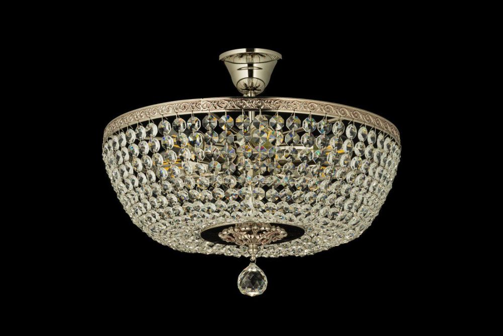 Люстра потолочная *40*25 см, 5*E27*60W, Arti Lampadari Castellana Nh Castellana E 1.3.40.501 NH, Матовый никель