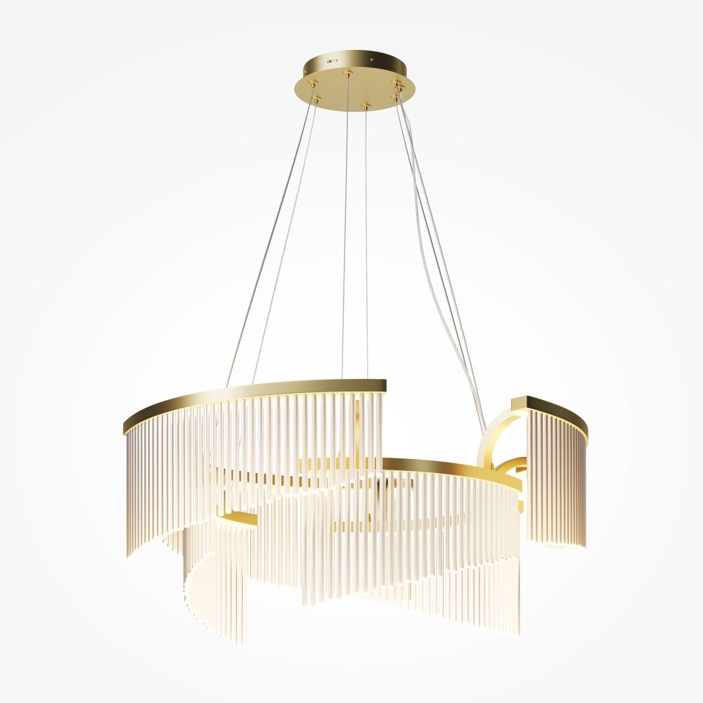 Подвесной светильник *80*47,5-339 см, *LED*38W, Maytoni Estetica MOD378PL-L35MGK, Матовое Золото
