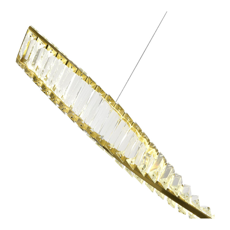 Светильник подвесной 7,6*200 см, LED*1*21W, 3000K, St Luce Elica SL6205.313.01, Латунь