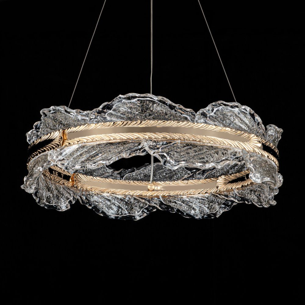 Люстра 60 см, *LED*70W, 4000K, Modelux  ML.8180.600 CP, Шампань