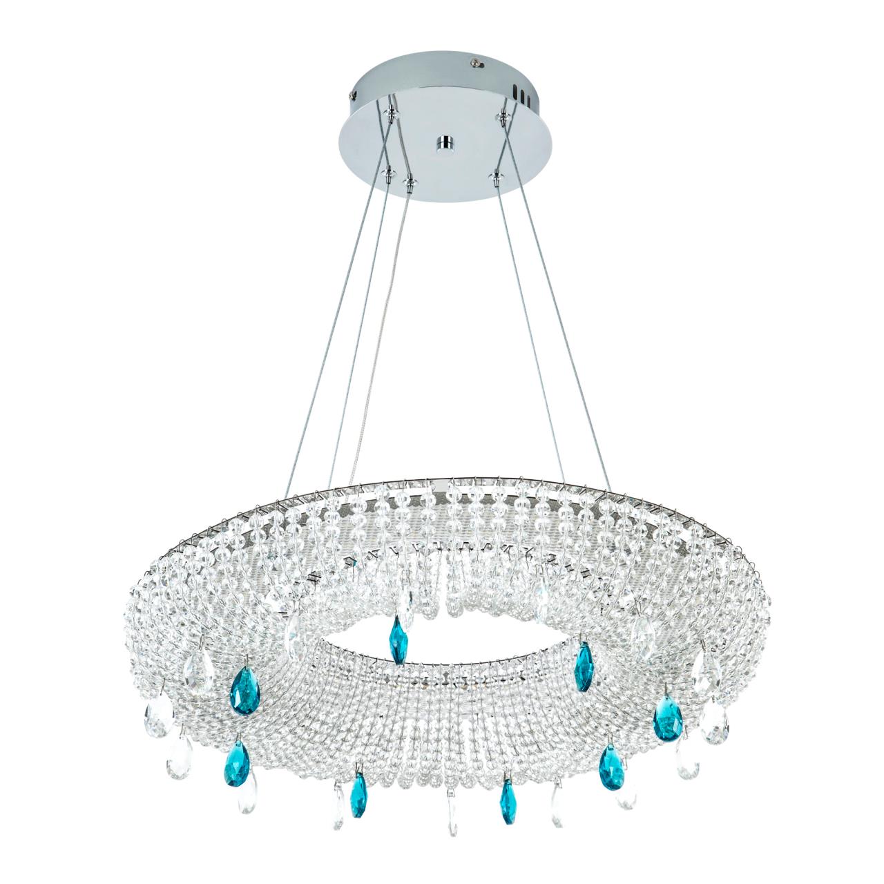 Подвесная люстра 50*50*120 см, LED 35W, 3000 / 6000K, Хром MODELUX ML.2306.500