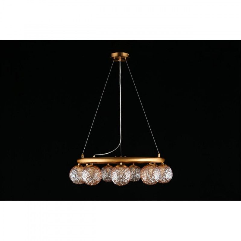Подвесная люстра 60*50-150 см, 9*G9, 0W, Aployt OLA APL.764.03.09, бронзовый
