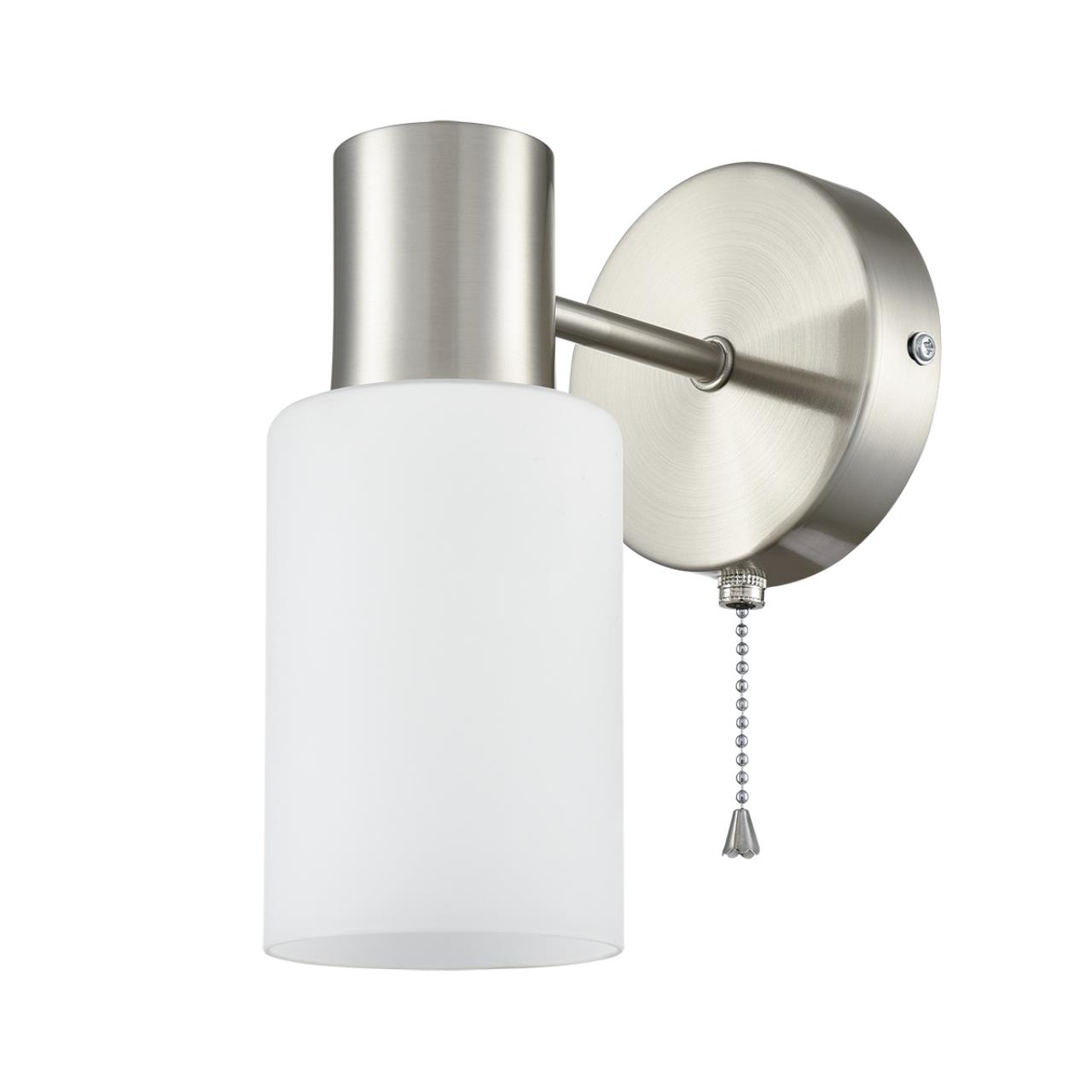 Бра 15*19,5 см, 1*E14 Lumion MAVE 8099/1W никель, белый