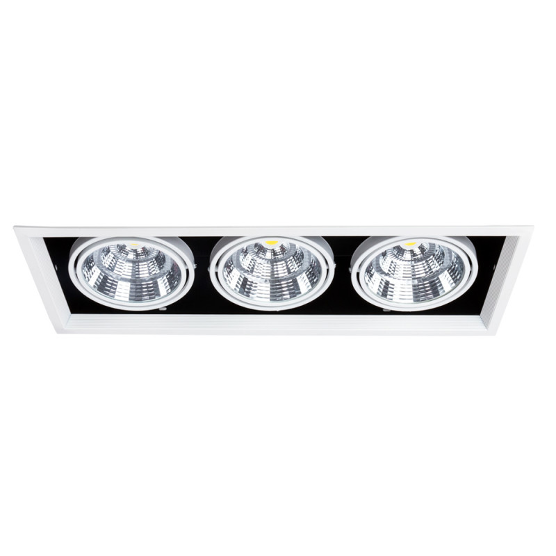 Встраиваемый светильник 75W 4000K Arte Lamp MERGA  A8450PL-3WH белый