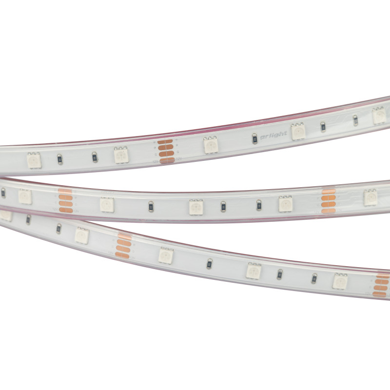 Лента герметичная RTW-PS-B30-13mm 12V RGB (7.2 W/m, IP67, 5060, 5m), Arlight 028711. Цена указана за 5 метров. Продается кратно 5 метрам.
