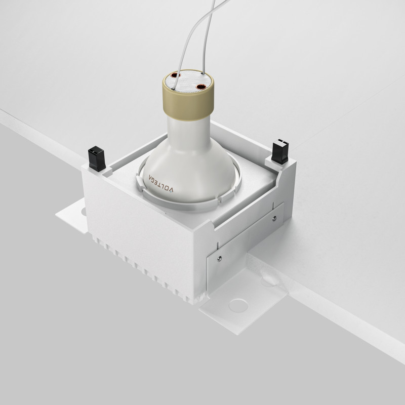 Светильник 13 см, Maytoni Downlight Share DL051-01-GU10-SQ-W, белый