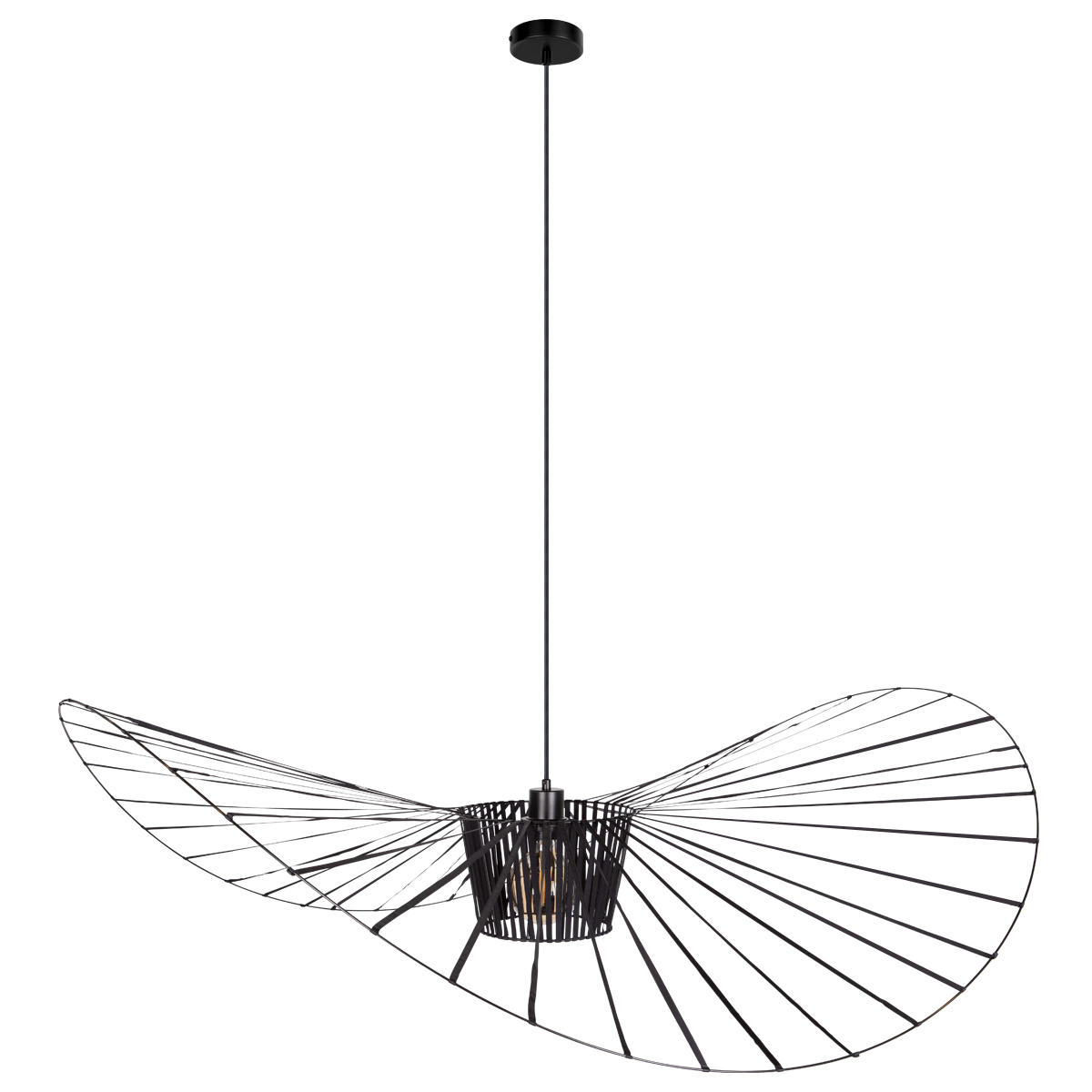 Подвесный светильник 120*50 см, 1*E27*60W LOFT IT Chapeau 10246/1200 черный