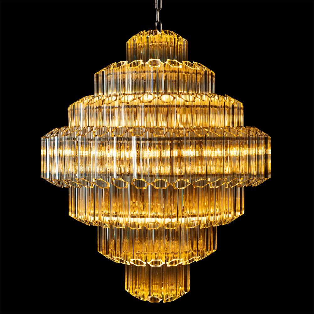 Подвесная люстра 80 см, Loft IT Celebration 10579/800 Clear, бронза