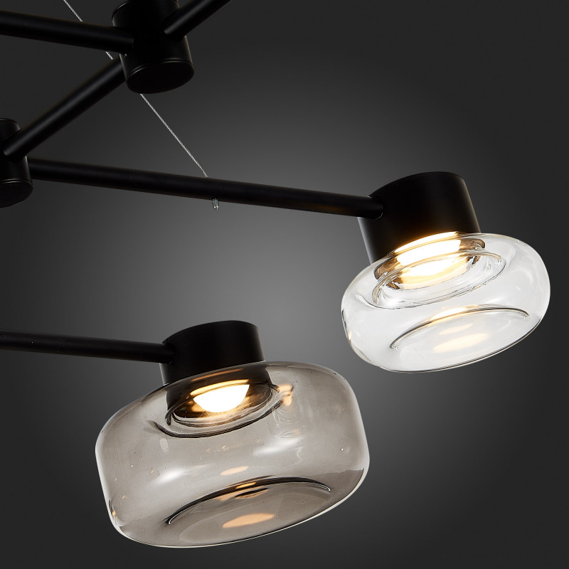 Светильник подвесной 138*70 см, 24W 3000K ST LUCE VALLO SL6005.403.08 Черный