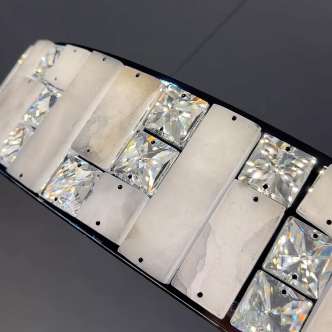 Подвесная люстра 60x50см, LED, 45Вт, 3000 / 5500K, Modelux ML.6988.600P CR Хром