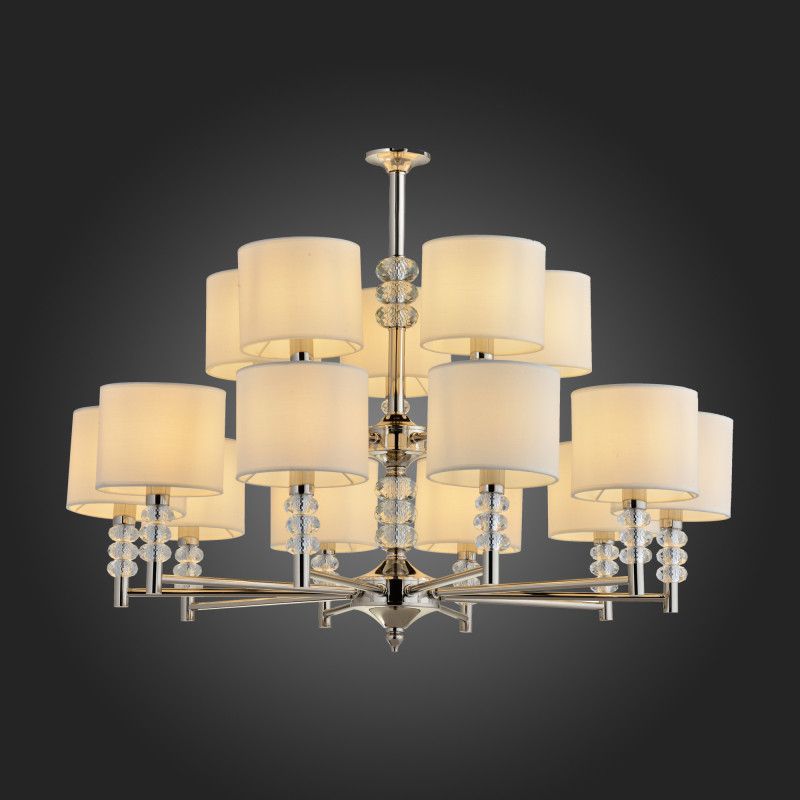 Люстра подвесная 88 см, 600W, ST LUCE ENITA SL1751.103.15 Никель