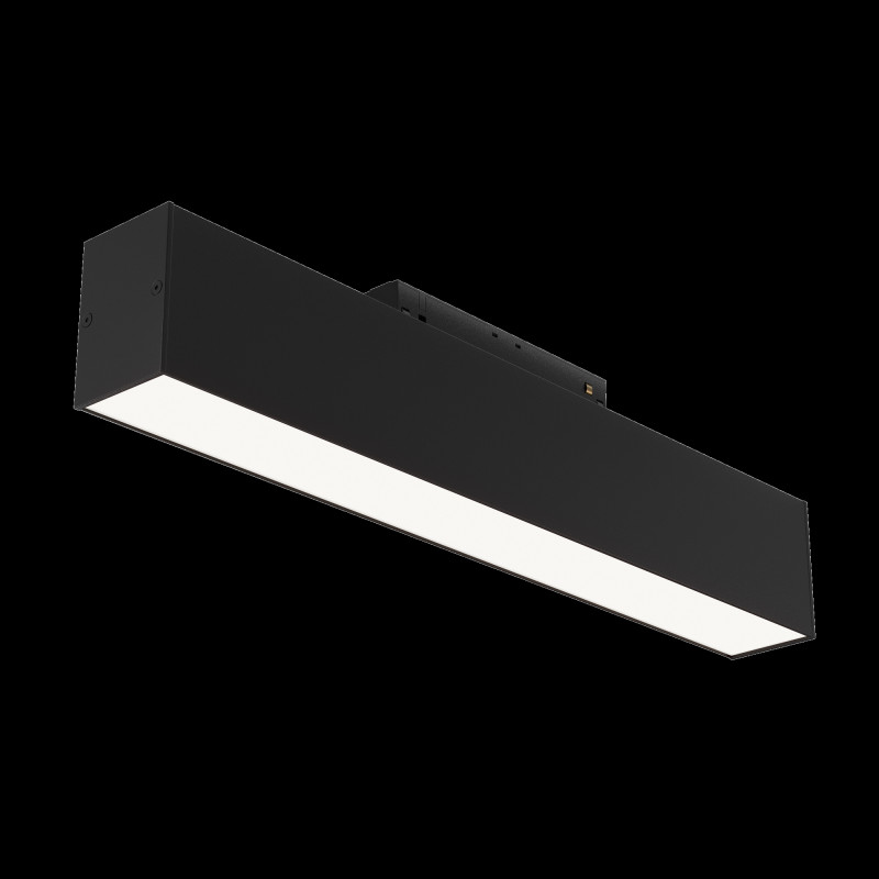 Светодиодный светильник 30 см, 12W, 4000K, Maytoni Technical Basis S35 TR012-2-12W4K-B черный трековый