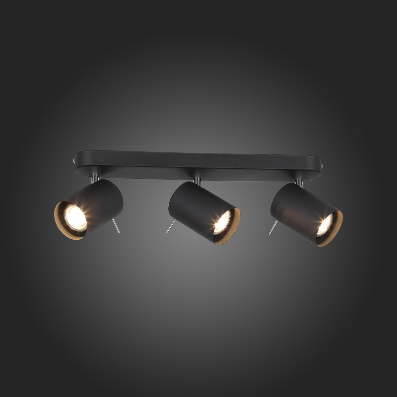Спот 7 см, 9W 3000K ST LUCE FANALE SL597.401.03 Черный, Хром