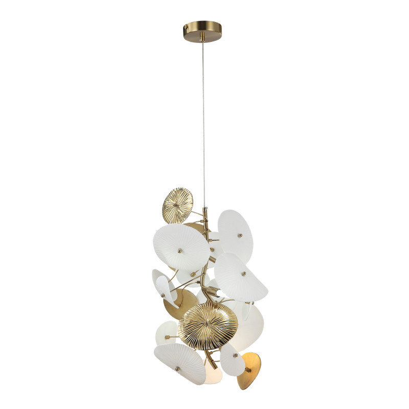 Светильник подвесной DAHLIA 5*G9 LED*5W 4000K ST LUCE SL1518.303.05 латунь