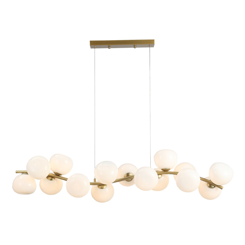 Светильник  подвесной SWEVEN 16*G9*5W 4000K ST LUCE SL1519.303.16 латунь