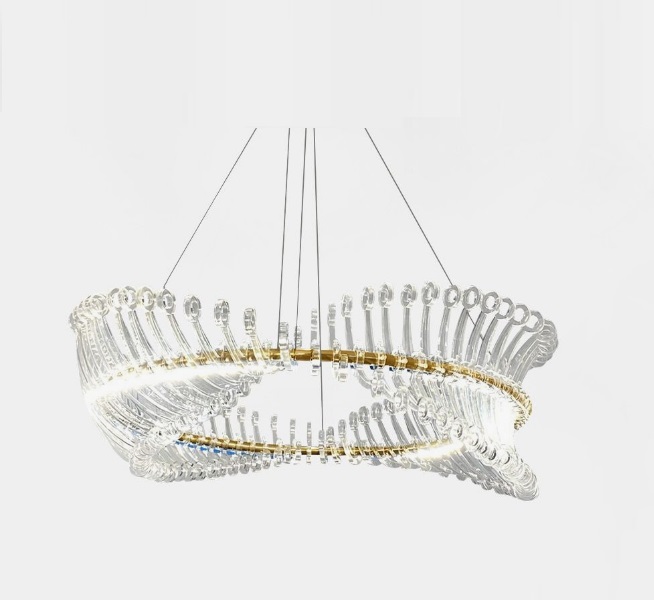 Светильник подвесной ElegantLight DZN-5030 БРОНЗА D600/H1500/1/LED/.W/4500K 23-01