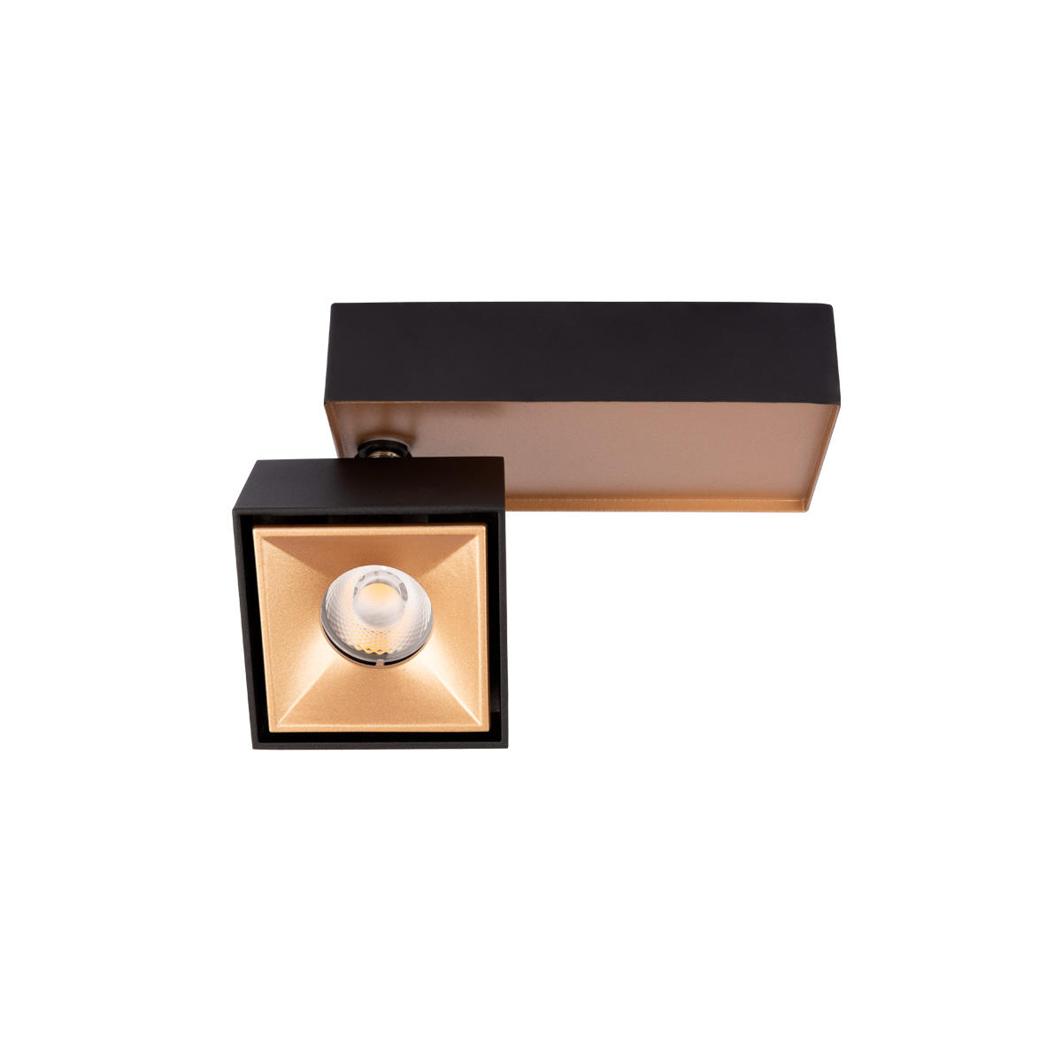 Накладной светильник 15*9*7,5 см, 1*LED*12W 4000K LOFT IT Knof 10324/B Gold Black черный, золото