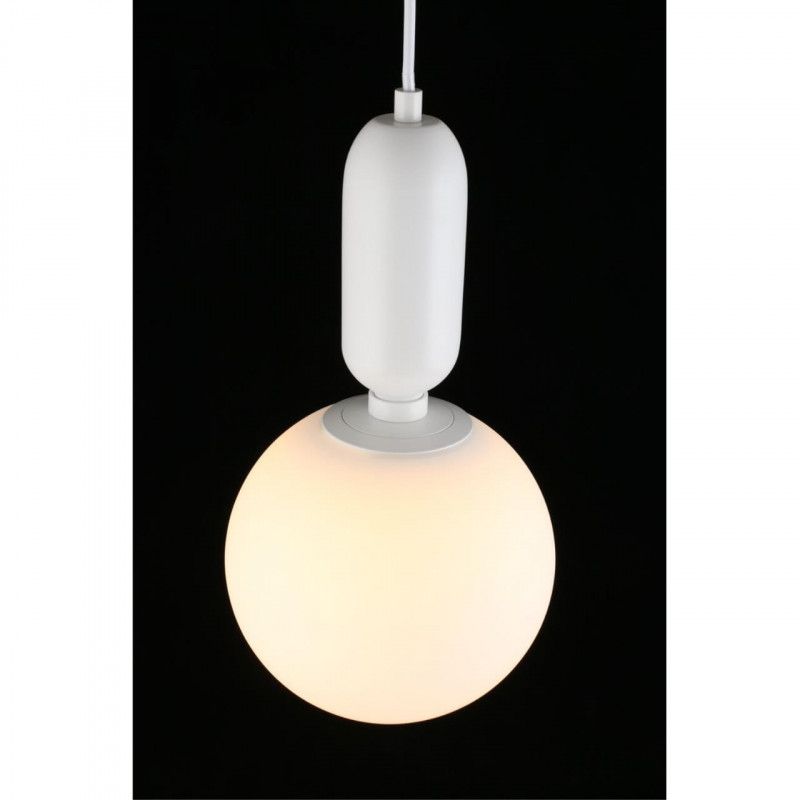 Подвесной светильник 20*50-150 см, 1*E27, 40W, Aployt Aniela APL.612.16.01, белый