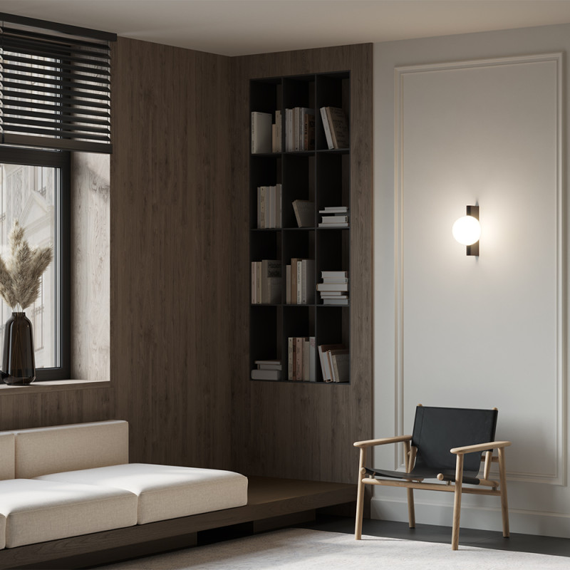 Светильник 30 см, Maytoni Avant-garde MOD324WL-01B, черный
