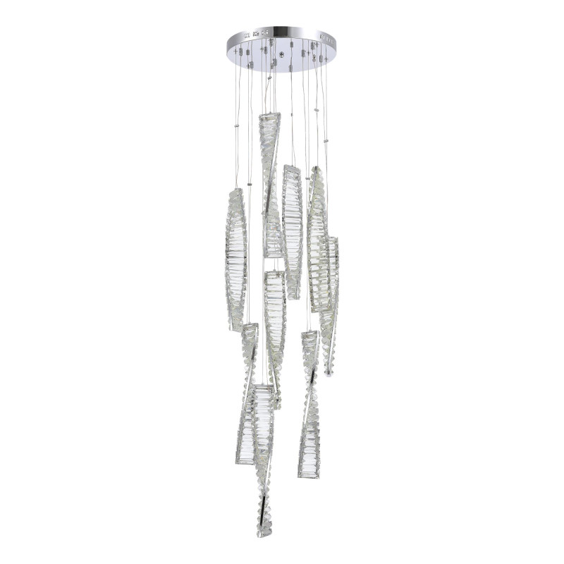 Светильник подвесной 40* см, LED*1*99W, 3000K, St Luce Elica SL6205.103.09, Хром