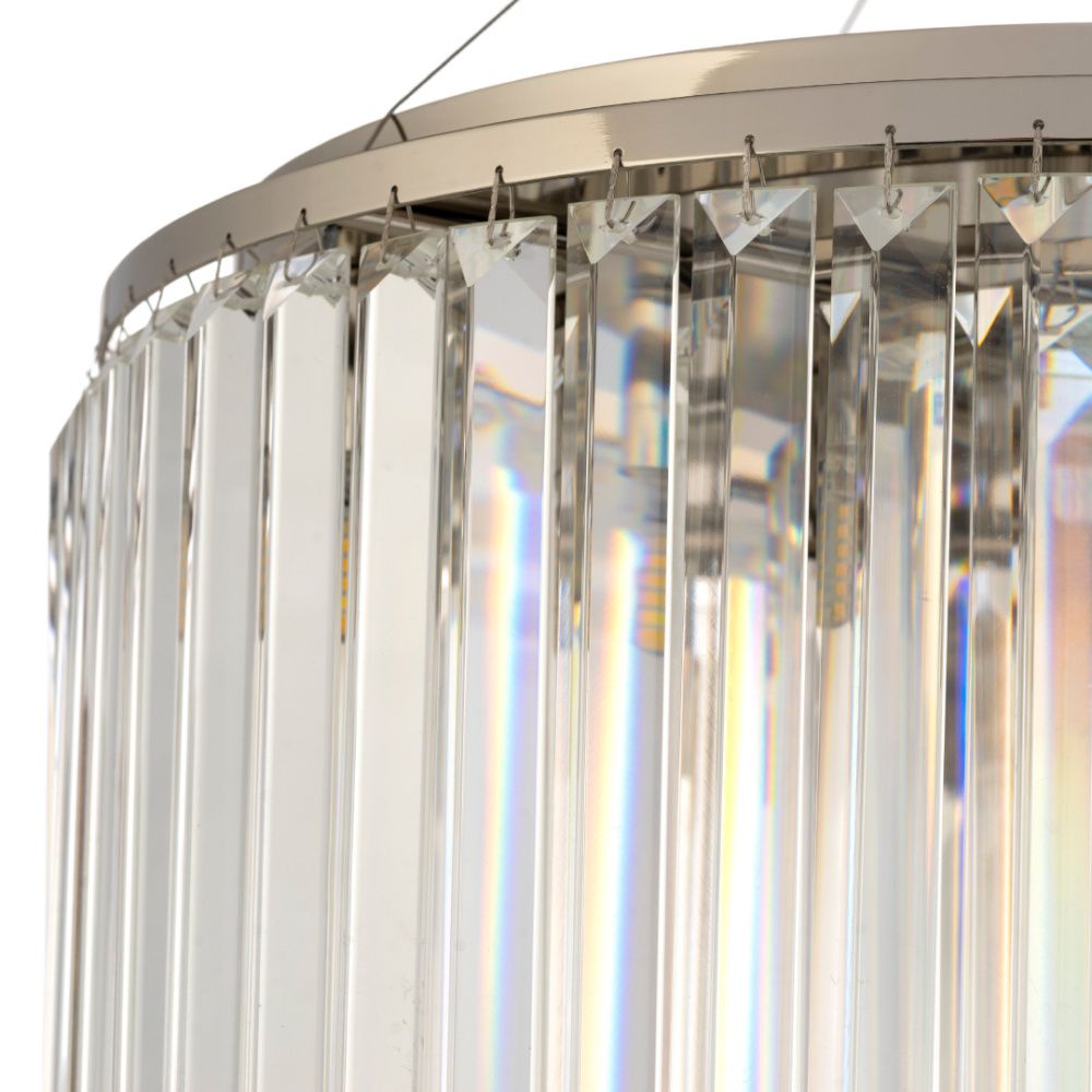 Люстра подвесная *50*26 см, 8*G9*40W, Arti Lampadari Enio Enio E 1.5.D50.101 NP, никель