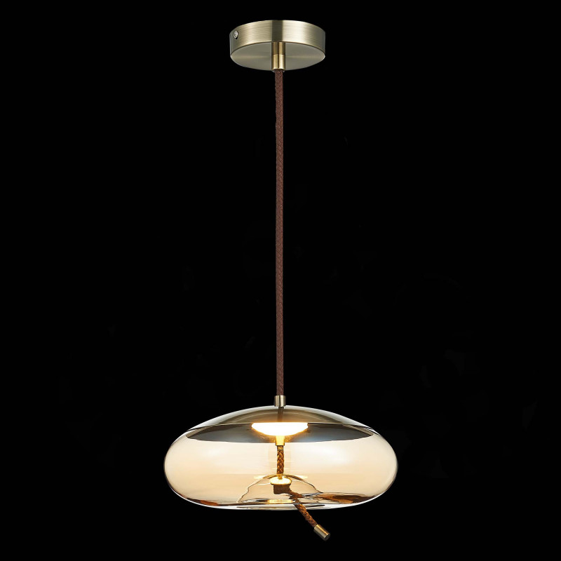 Люстра подвесная 30 см, 10W 3000K ST LUCE OZZIO SL6108.303.01 Бронза
