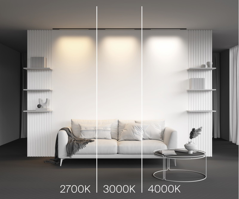 Трековый светильник 60*0,5*1,2 см, LED 10W 2700K Maytoni Technical Accessories for tracks Levity Basis TR190-1-10W2.7K-B черный