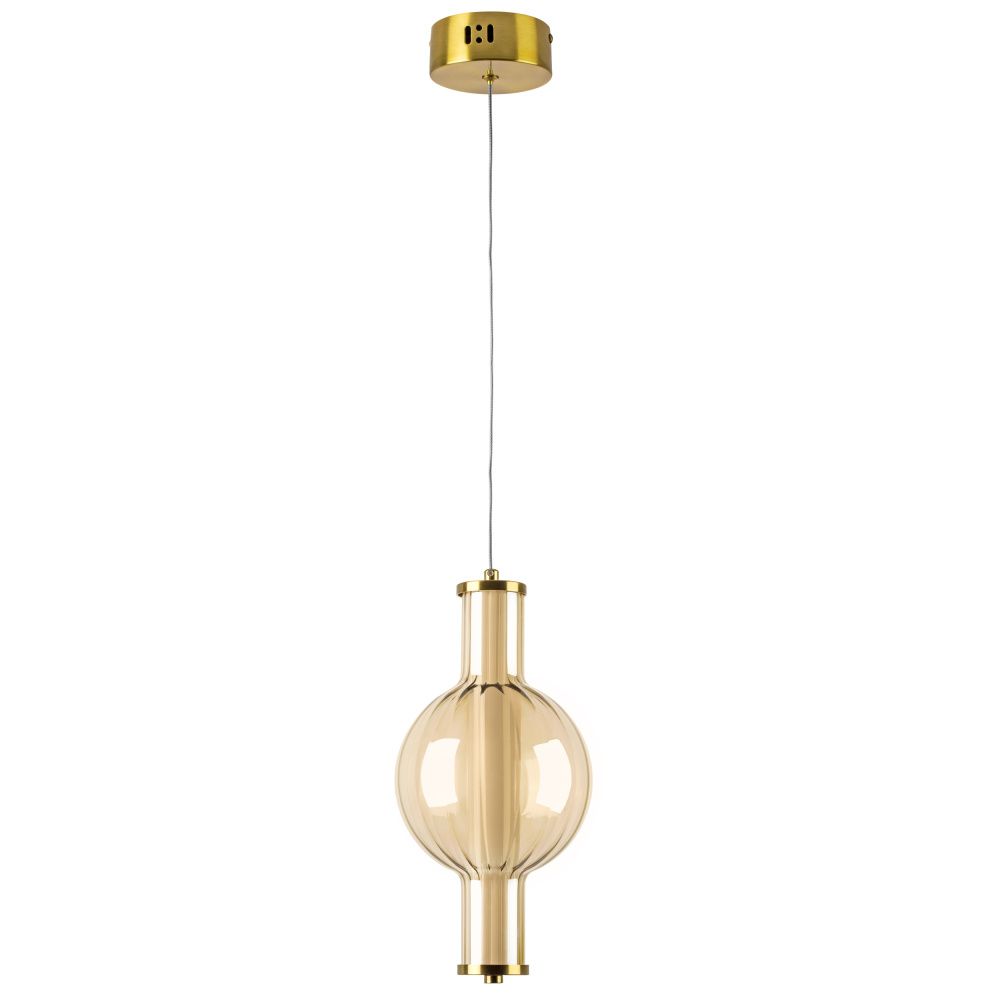 Подвес *15*32-160 см, LED*6W, 3000K, Lightstar Botto 800033, Латунь