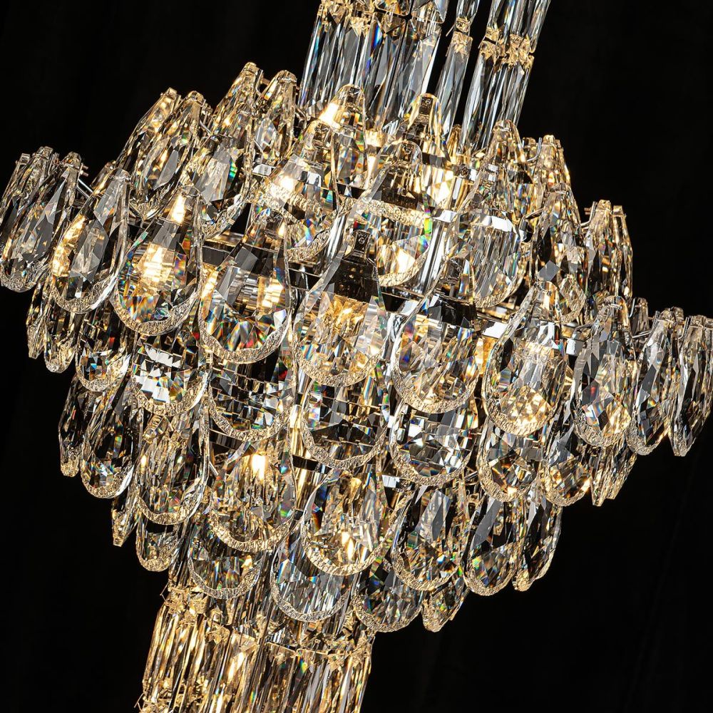 Люстра **210-290 см, 39*Е14*40W, Modelux  ML.8861.39P CR, Хром