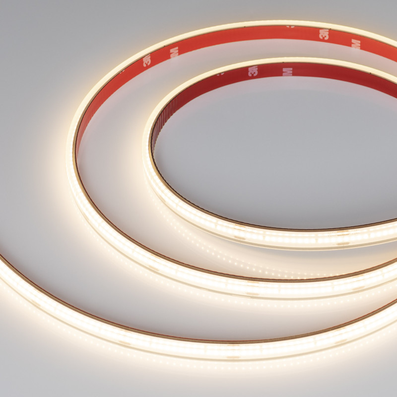 Лента герметичная CSP-PFS-X320-10mm 24V Warm3000 (10 W/m, IP68, TWP100, 5m), Arlight 045052. Цена указана за 5 метров. Продается кратно 5 метрам.
