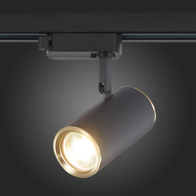 Трековый светильник 10*5 см, 50W, ST LUCE ST301.436.01 Черный