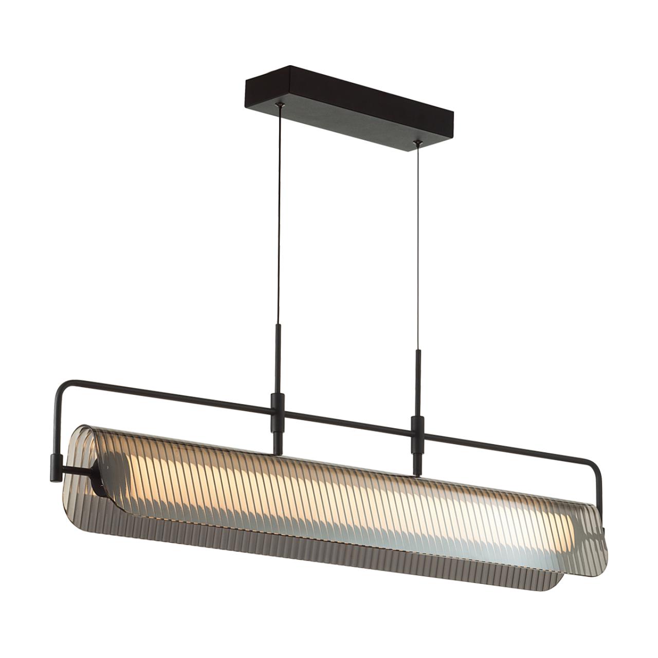 Подвес линейный 99*11*150 см, 1 LED*35W, 3000 К, Odeon Light Liner, черный 5056/35LA