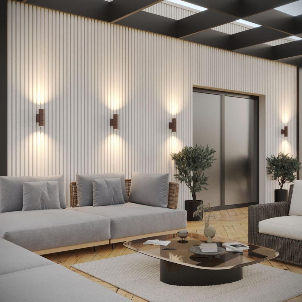 Светильник ландшафтный 18,5*11,5*- см, 2*GU10*50W, Novotech LANDSCAPE 370989, коричневый