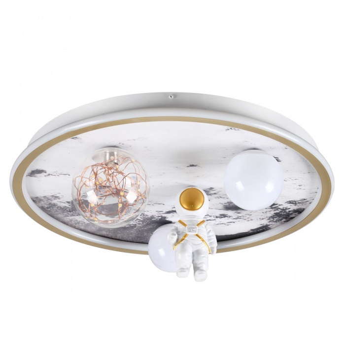 Светильник 50 см, 88W, 3000-6000K, Lumion 6507/88CL LEDIO, белый-золото