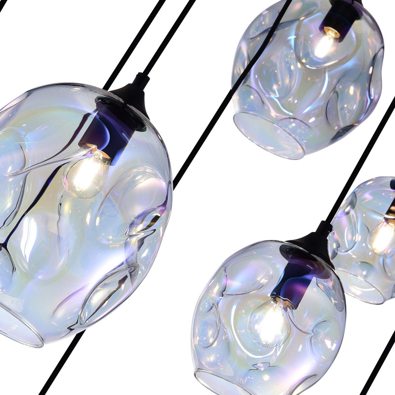 Люстра подвесная 87 см, ST LUCE IDESIA SL1188.403.09 Черный