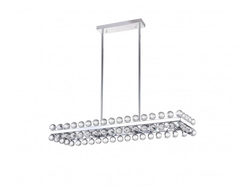 Подвесной светильник 24*84*110 см, 6*E14 хром Vele Luce Baldassare VL4143L26