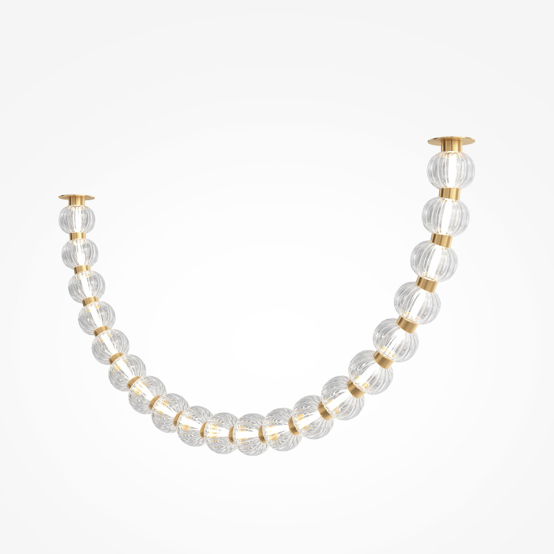 Подвесной светильник 150*9*63,6 см, LED, 36W, 3000К, Maytoni Amulet MOD555CL-L28G3K золотой