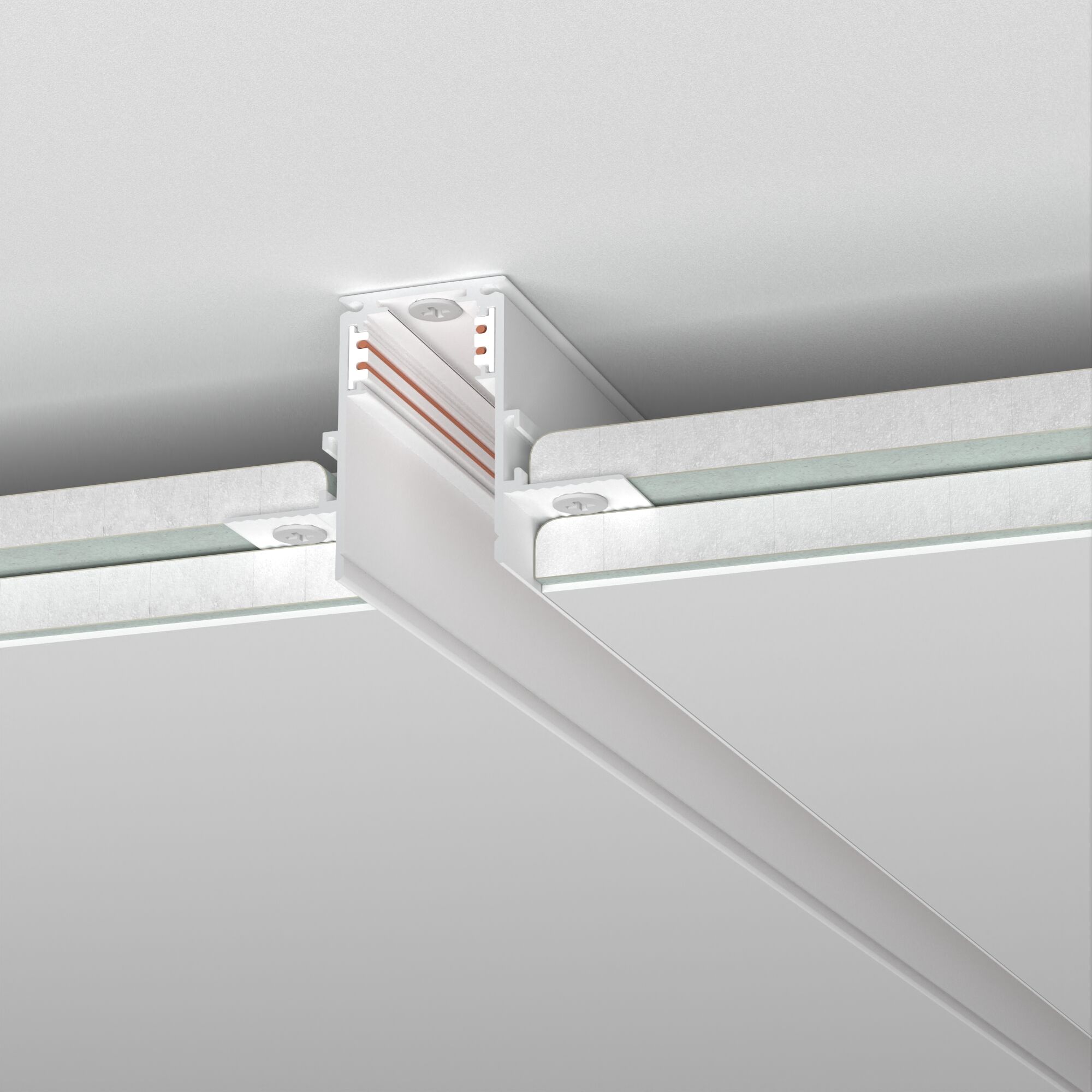 Шинопровод встраиваемый Elektrostandard Slim Magnetic под ГКЛ 9,5мм 3м 85210/00, белый