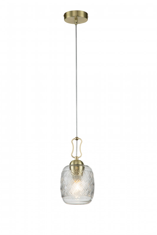 Подвесной светильник 138*138*295/1810 мм, 1*E27 золотой Indigo Pizzo V000288, 13007/A/1P Gold