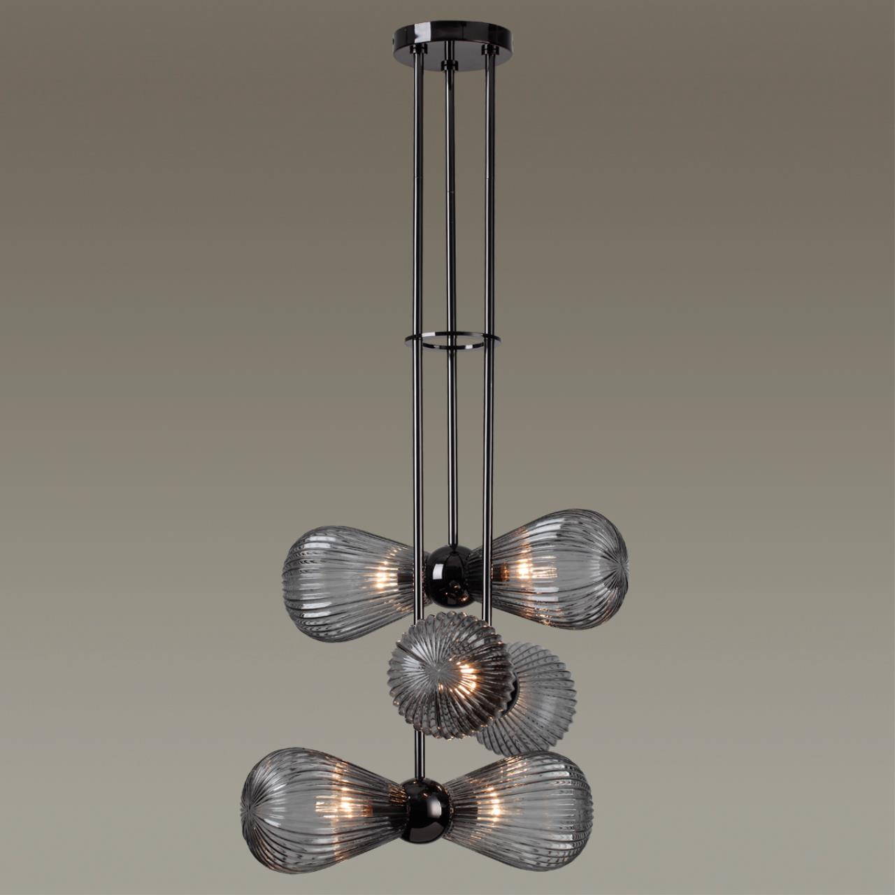 Светильник 50 см, Odeon Light Elica 5417/6, черный