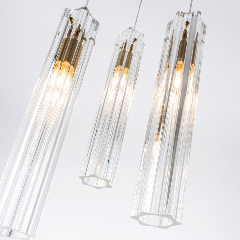 Подвесной светильник Е27, 3x60Вт, , Modelux ML.3330.3 BS Латунь