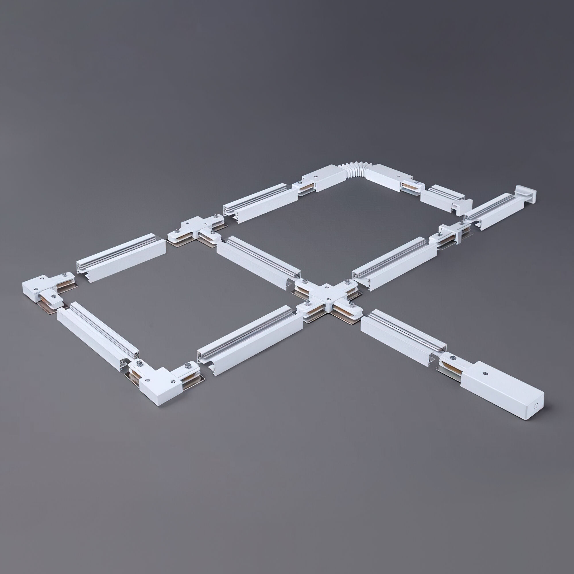 Гибкий коннектор для однофазного шинопровода белый TRC-1-1-FLEX-WH Elektrostandard