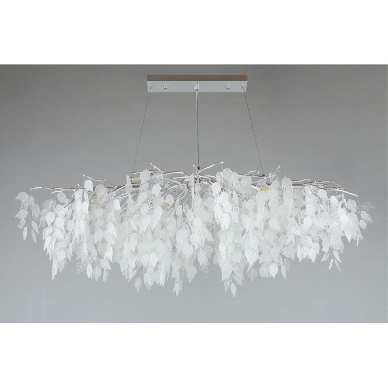 Подвесная люстра 120*60*80-150 см, 13*G9, 5W, Aployt Zhozefina APL.849.33.13, хром