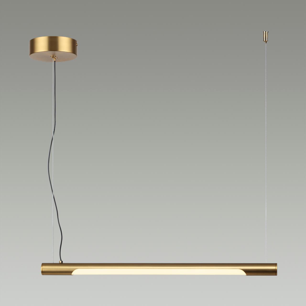 Светодиодный светильник 60 см, 20W, 3000K, Odeon Light COLLE 4358/20L, бронза