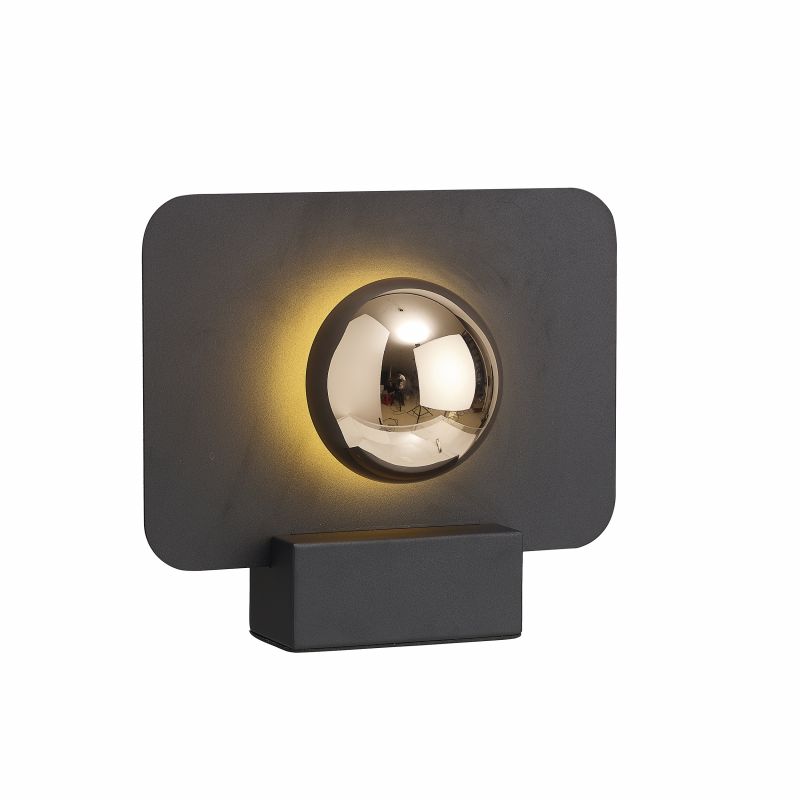 Настольная лампа 25*9,6* см, LED 8W 3000K черный Mantra Alba 8416