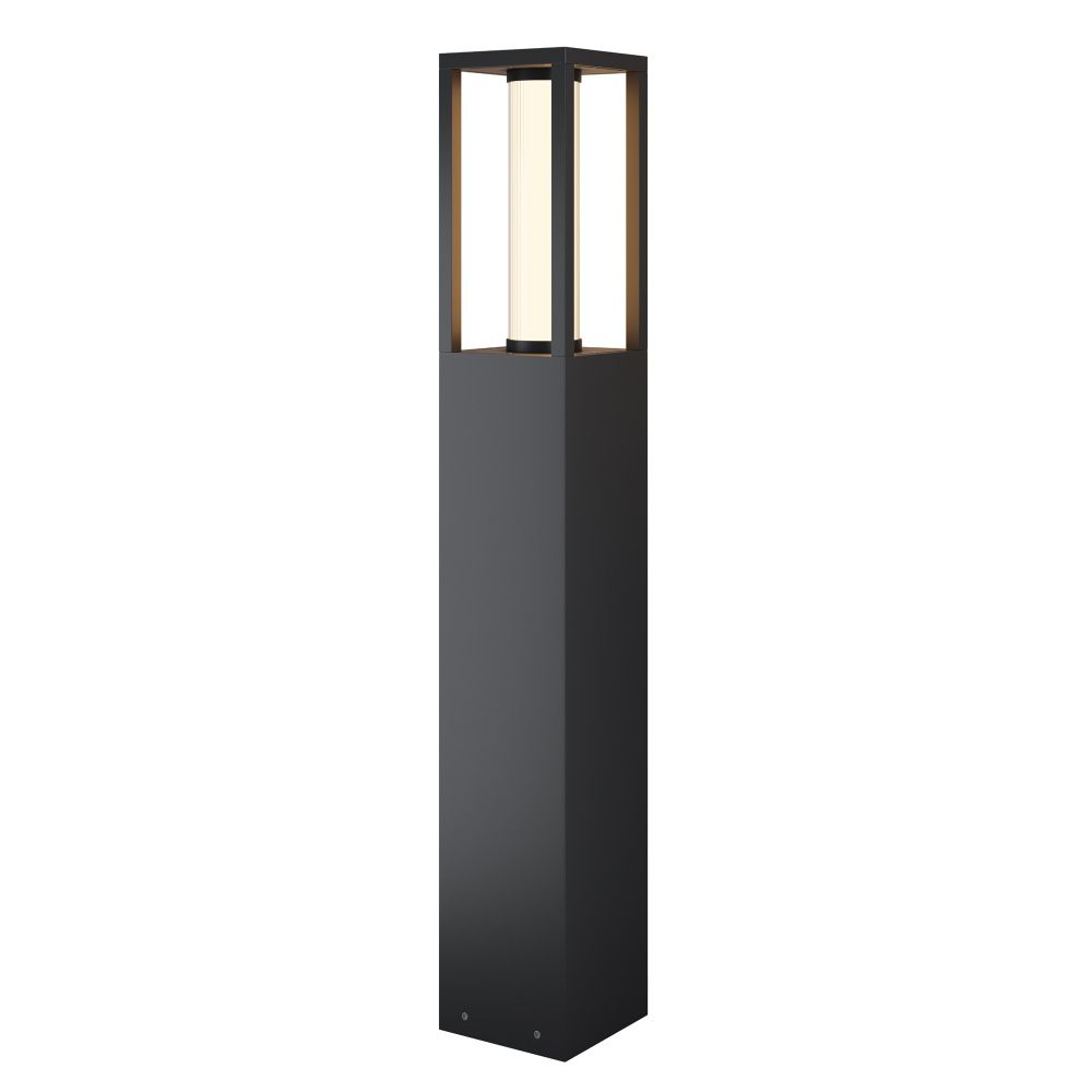 Ландшафтный светильник 14*14-90 см, LED*12W, 3000K, Maytoni Expo O480FL-L12B3K1, Черный