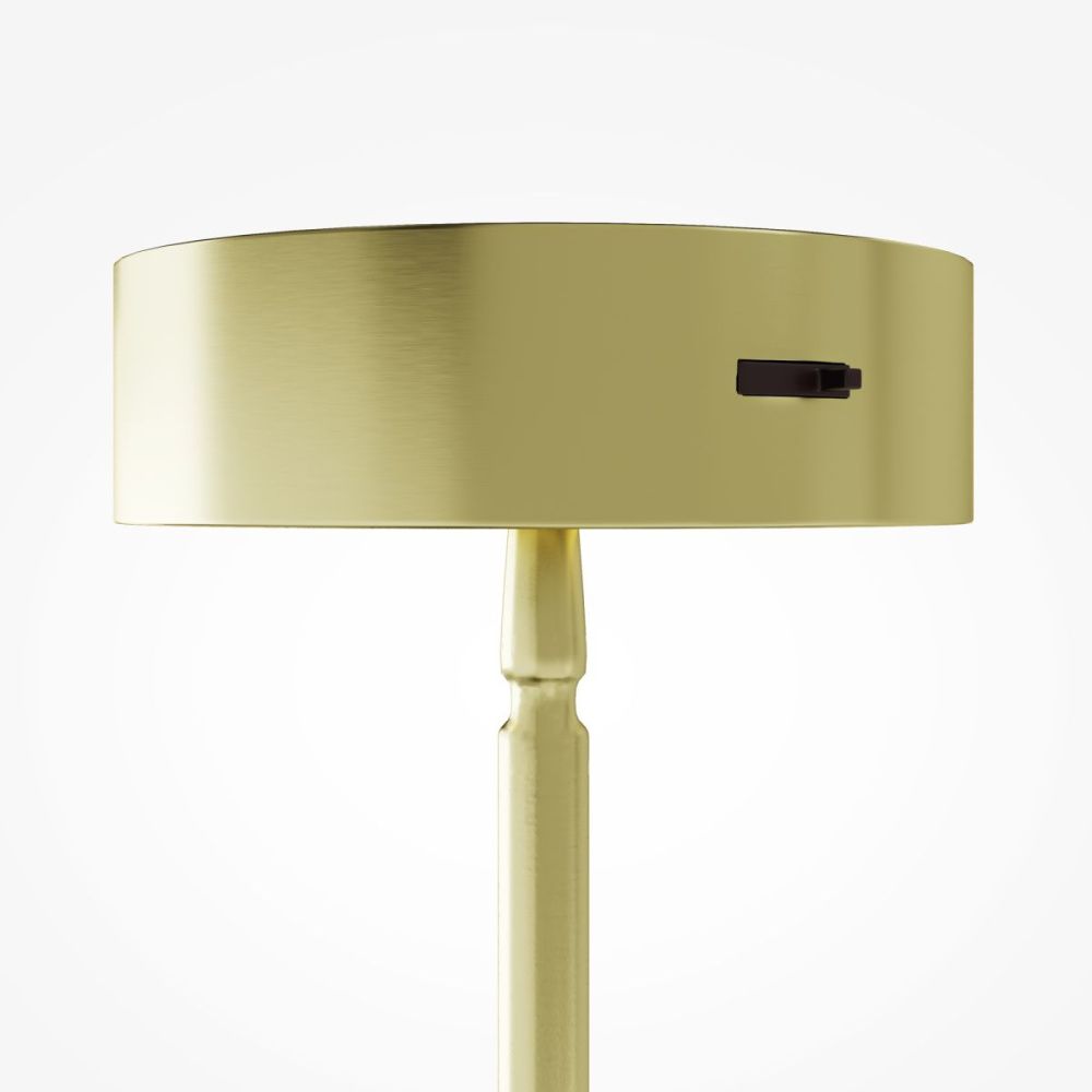 Подвесной светильник 80 см, 20W, 2700-4000K, Maytoni Frostum MOD439PL-L20BSK, латунь